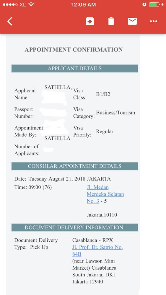 Pengalaman Apply Visa Amerika. Interviewnya Cuma 1 Menit Lho !