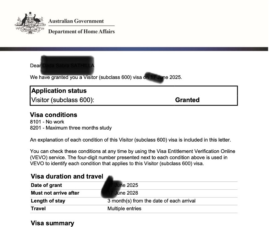 apply visa Australia